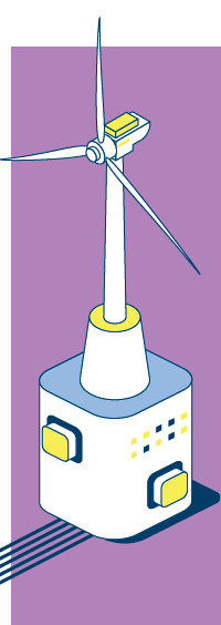 Wasserstoffturbinen und Windparks