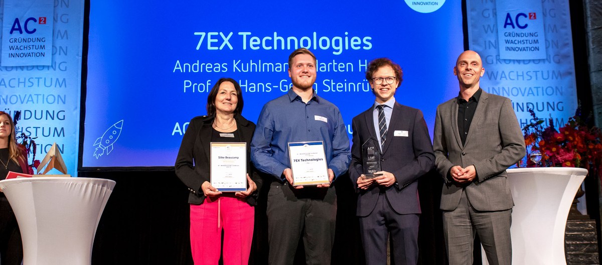 Jülicher Ausgründung 7EX Technologies gewinnt Gründerpreis AC²