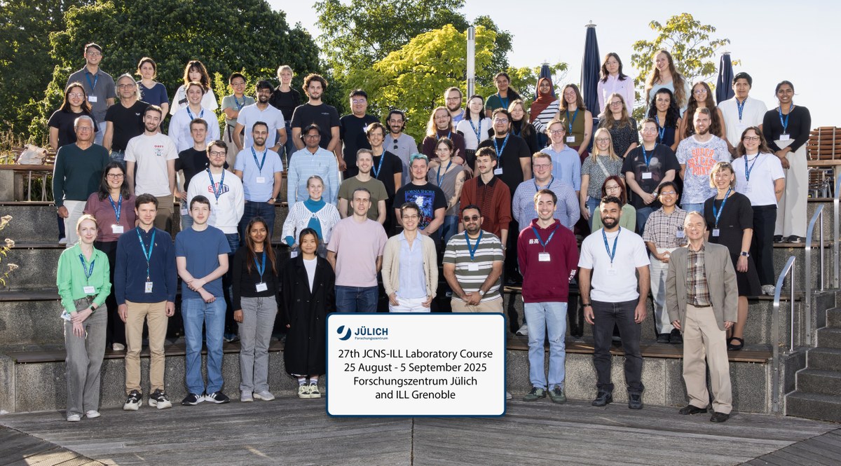27th Laboratory Course on Neutron Scattering in Jülich and Grenoble