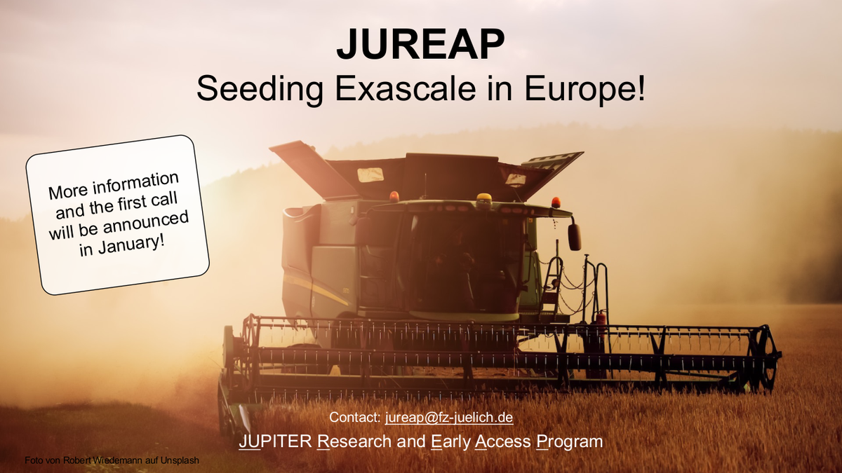 JUREAP - Seeding Exascale in Europe!