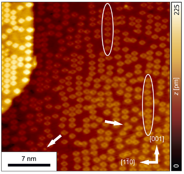 Ultra-High Vacuum Deposition of Pyrene Molecules on Metal Surfaces